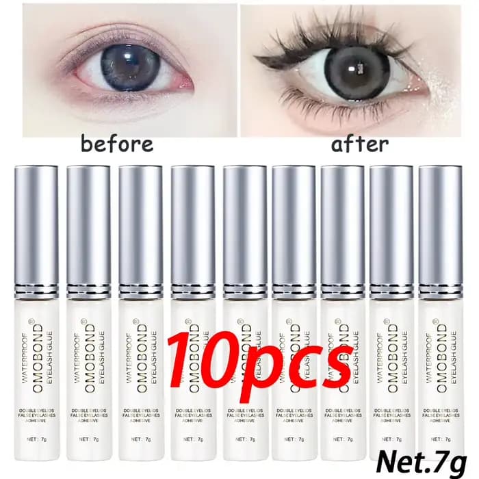 Colle à cils Super forte (7g), colle transparente à séchage rapide pour Extension de cils, colle de