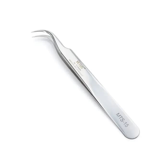 VETUS – pincettes argentées originales de la nouvelle série MTS pour Extensions de cils, pincettes E