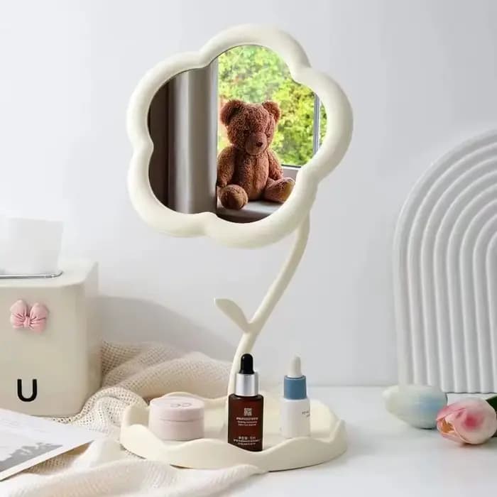 Miroir de bureau miroirs à fleurs dortoir créatif bureau en ligne célébrité Gao Yan valeur miroirs p