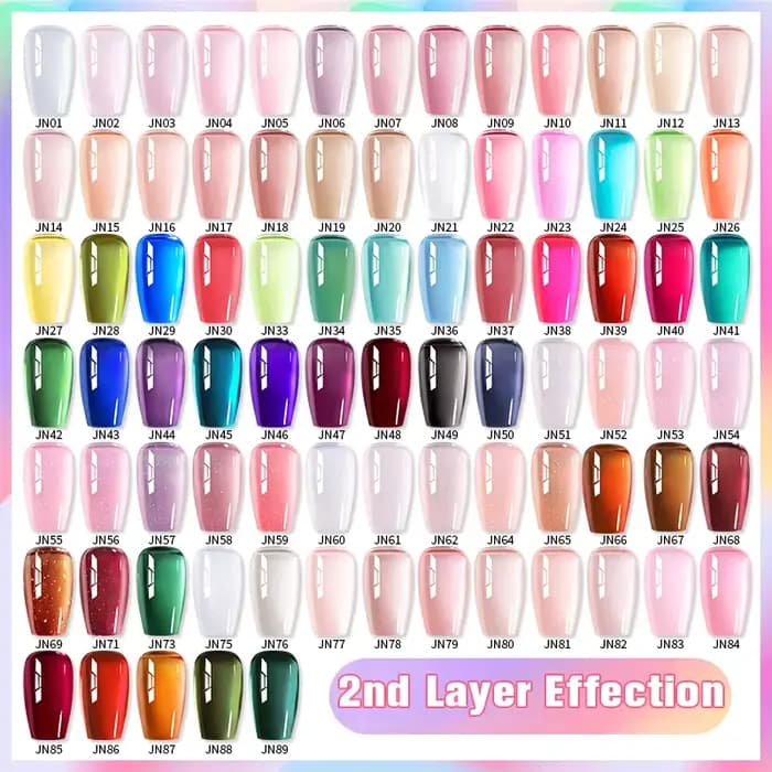 BORN PRETTY 83 couleurs 10ml gelée nue Gel vernis à ongles automne ambre Semi Transparent manucure t