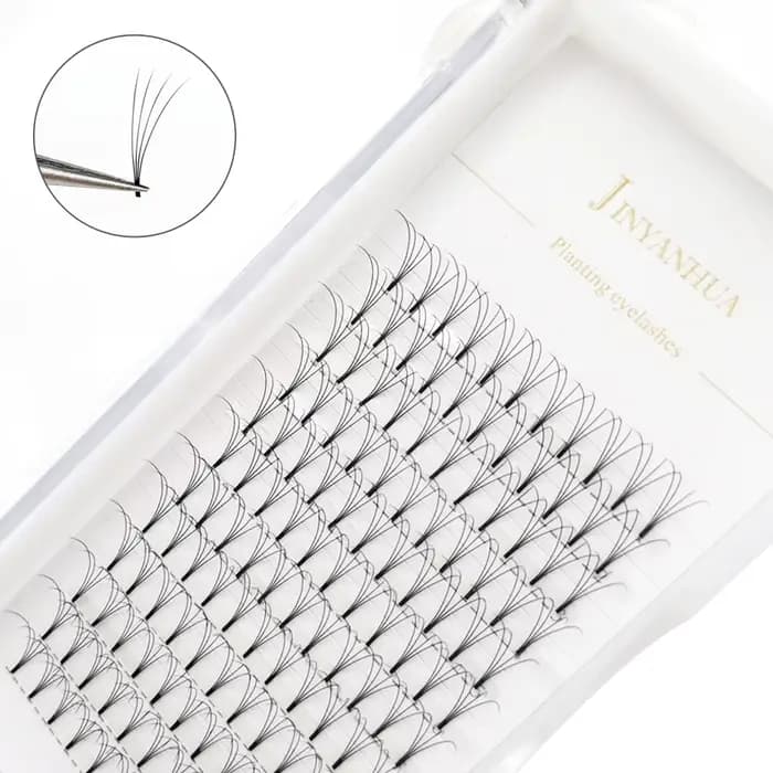 5 plateaux cheveux de vison tridimensionnels doux 3D faux cils faits à la main longs cils naturels F