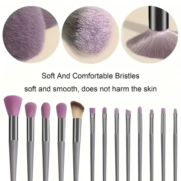 Professiona 13 pièces ensemble de pinceaux de maquillage fond de teint fard à paupières Blush poudre