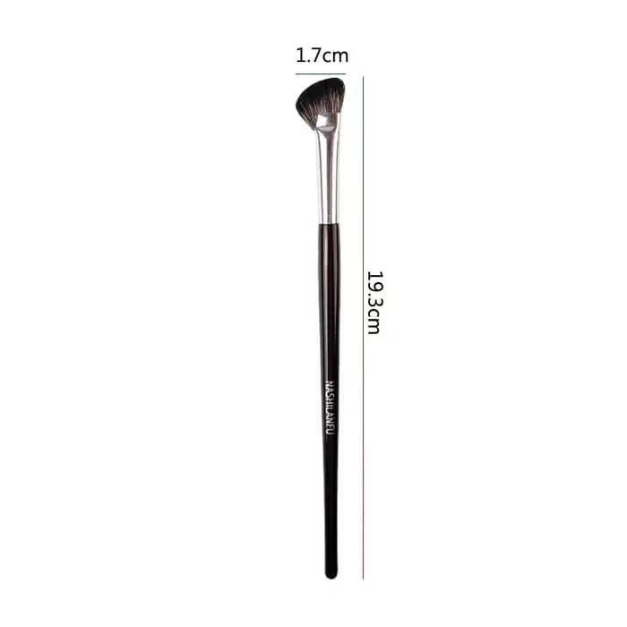 Brosse de maquillage professionnelle noire, grande taille, accessoire cosmétique pour le visage, pou