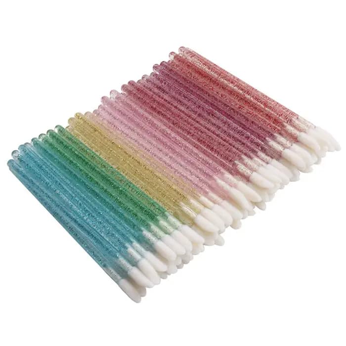 Brosse à lèvres en cristal, applicateur de brillant à lèvres, baguettes, vente en gros pour Kits d'o