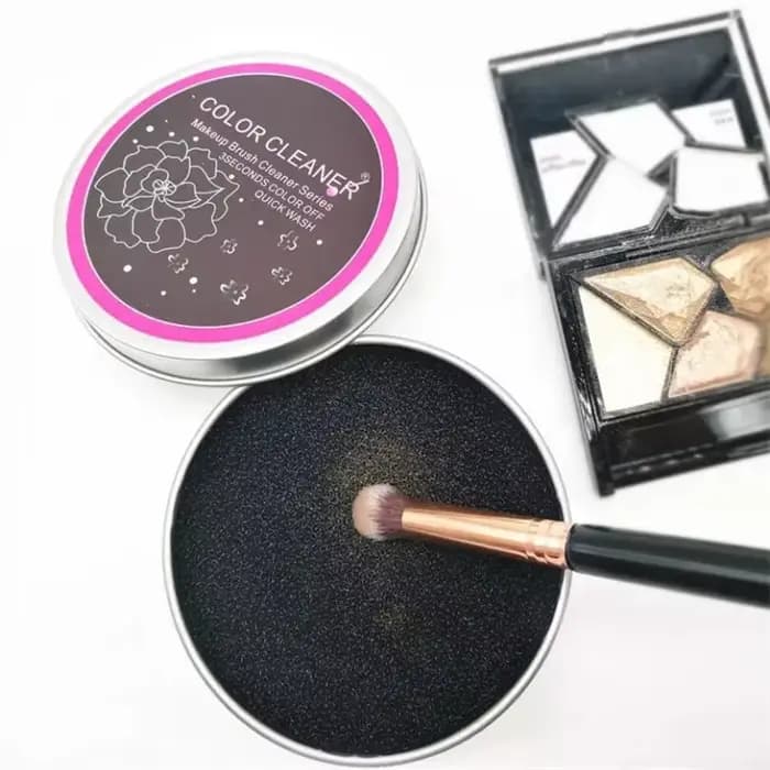 Etui de nettoyage des pinceaux à maquillage, outil pour nettoyer rapidement vos accessoires cosmétiq