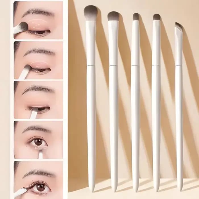 Ensemble de pinceaux de maquillage pour les yeux 5 pièces, compagnon de voyage parfait et cadeau pou