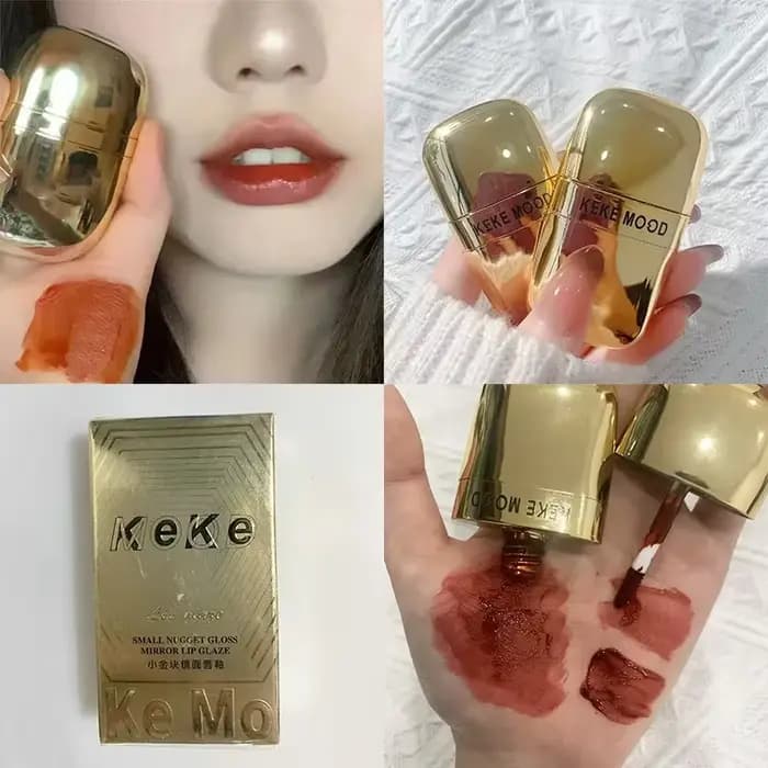 Rouge à lèvres mat, glaçage à l'eau miroir, maquillage imperméable, brillant à lèvres longue durée,