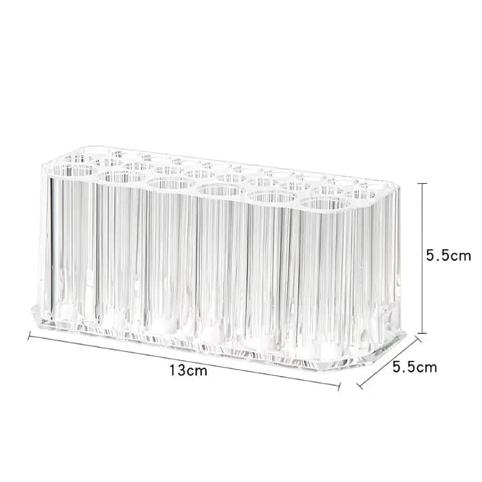 Organisateur de brosses à ongles en acrylique, 26 trous, Kit de Nail Art, outils de rangement, maqui