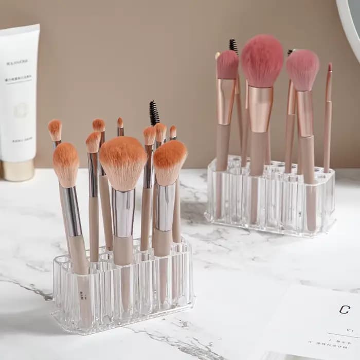 Organisateur de brosses à ongles en acrylique, 26 trous, Kit de Nail Art, outils de rangement, maqui