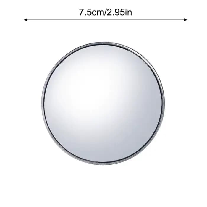 Mini miroir rond réfléchissant pour photos de voyage, miroir sphérique, objectif grand angle portabl