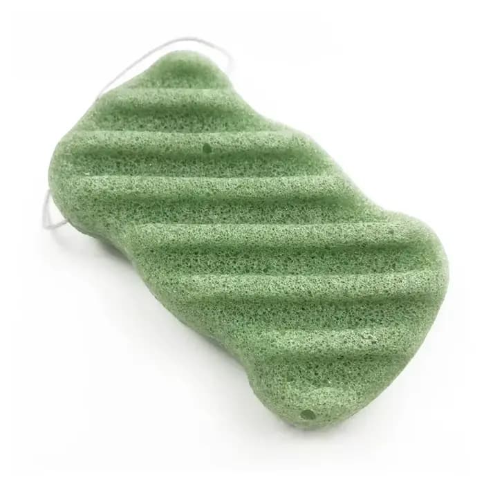 Éponge cosmétique Konjac naturelle en forme d'hémisphère, 1 pièce, idéale pour le nettoyage du visag