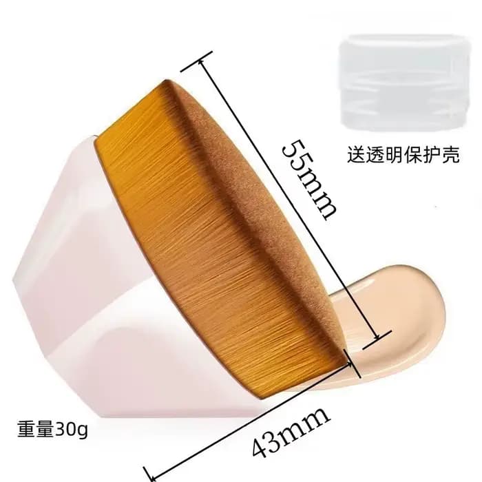 55 # Pinceau de maquillage magique super doux pour fond de teint, ensemble de pinceaux de maquilla