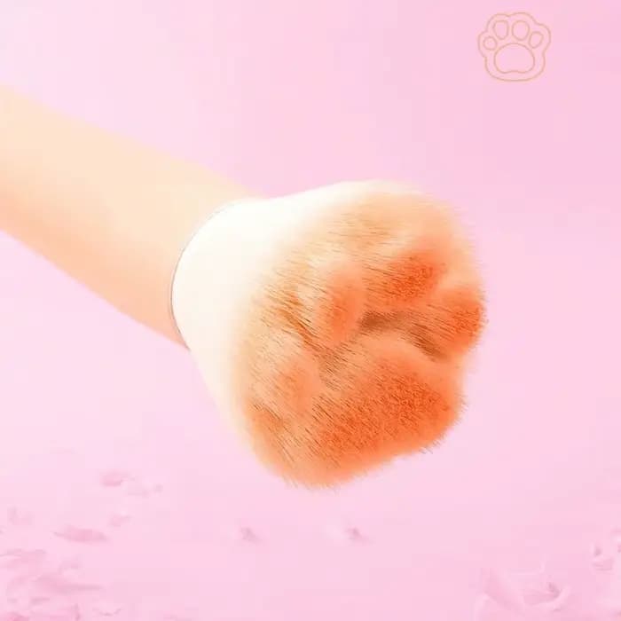 Nouveau pinceau à Blush patte de chat avec boîte de rangement, outil de maquillage professionnel ada