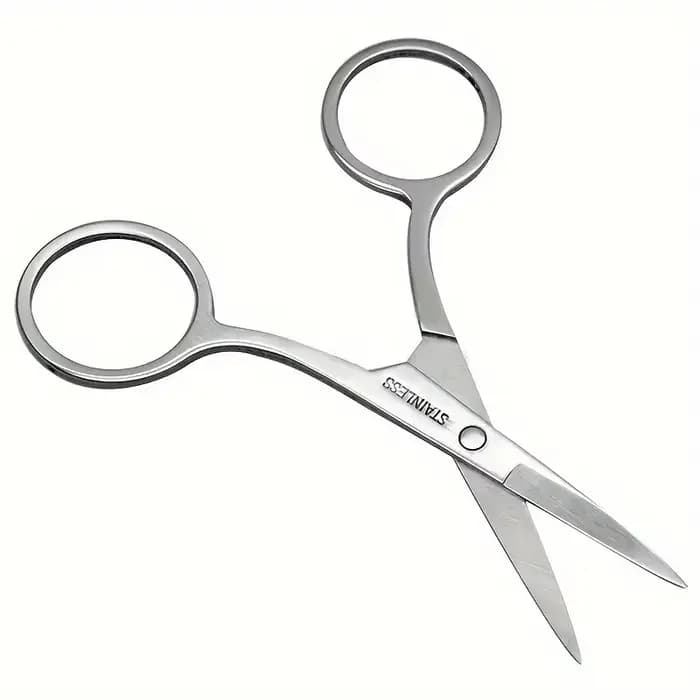 Ciseaux pour Nail Art, maquillage, rasoir pour sourcils et cils, épilateur pour le visage, ciseaux d