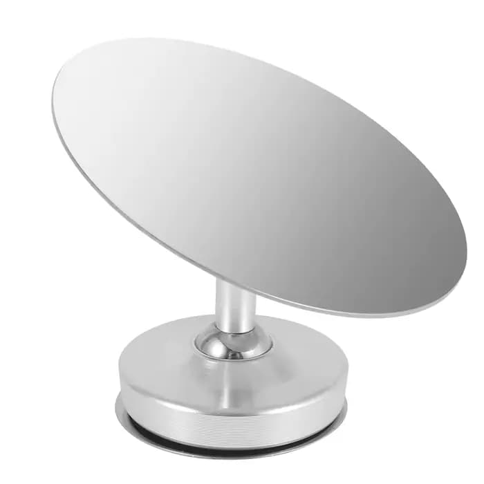 Miroir flacon de café rotatif multidirectionnel, réflecteur en acier inoxydable, base magnétique, ob