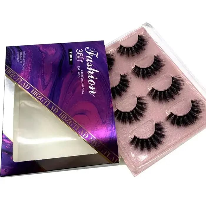 HBZGTLAD Faux Cils 3D en Vison 100% Sans Cruauté Animale, Cils Spectaculaires Réutilisables Naturels
