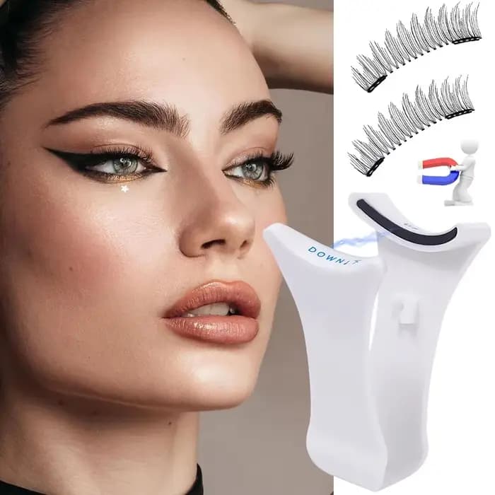 Applicateur d'extension de cils magnétiques professionnels, pince à faux cils, pince à recourbe, maq