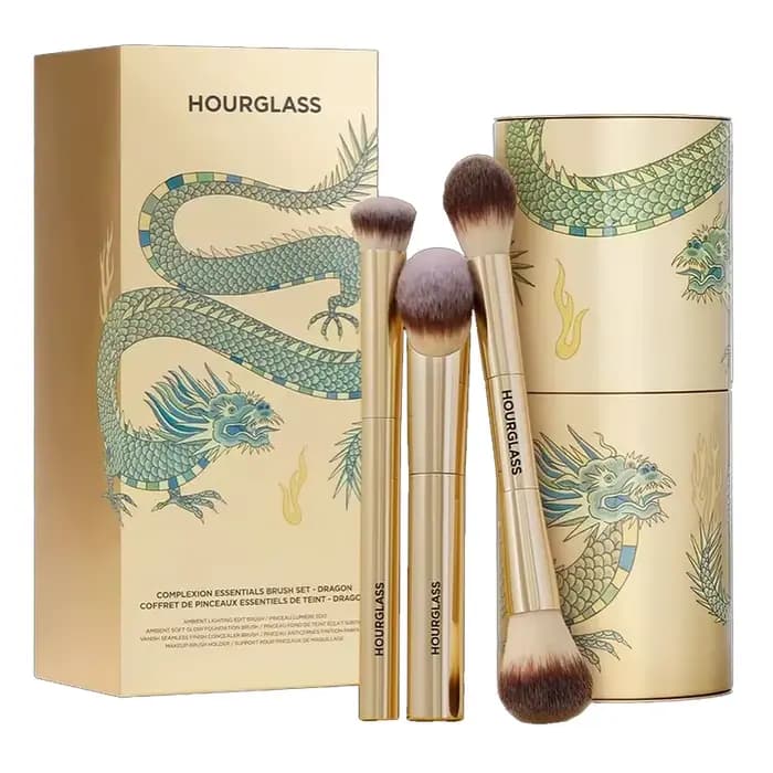 3 pièces/ensemble pinceaux de maquillage sablier poudre fond de teint Blush correcteur pinceau de ma