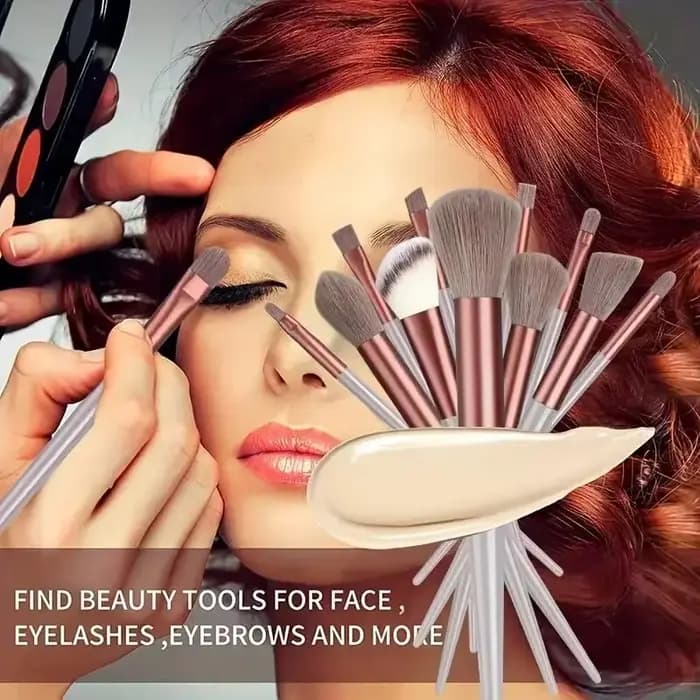 Ensemble de pinceaux de maquillage doux et moelleux, fond de teint cosmétique, poudre, fard à barrag