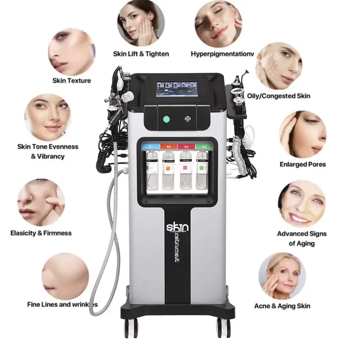 Missheart 10 en 1 eau oxygène Hydro Machine nettoyage en profondeur exfoliant gestion de la peau rég