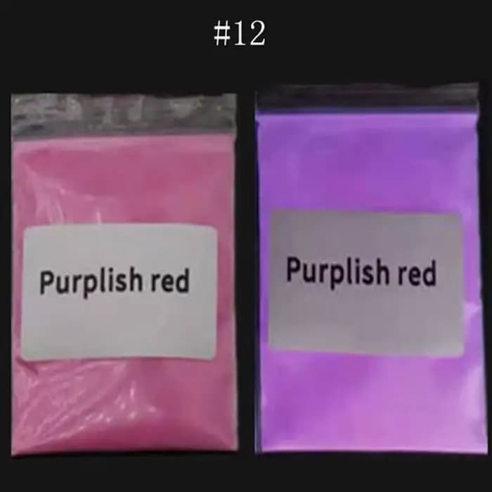 Poudre à paillettes pour ongles, phosphore lumineux d'halloween, 50G, résine époxy scintillante dans