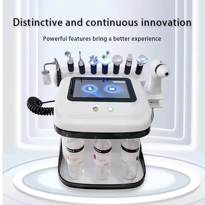 2025 10 en 1 H2o2 Aqua Peeling Lift Skin Bubble Hydratant Oxygène Hydro Machine faciale, Soins de la