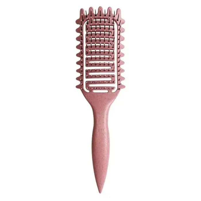Brosse de coiffure pour cheveux bouclés et humides, brosse démêlante ajourée, peigne pour façonner l