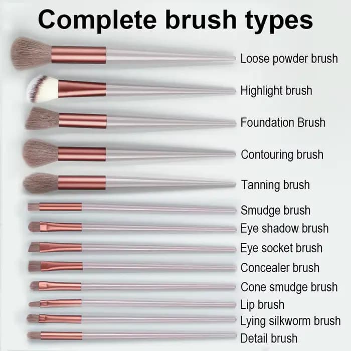Ensemble de pinceaux de maquillage, 13 pièces, doux et moelleux, ombre à paupières, surligneur, corr