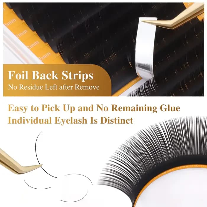 NAGARAKU nouvelle série Air Premium mat Ellipse cils haute densité pointes fendues cils légers natur