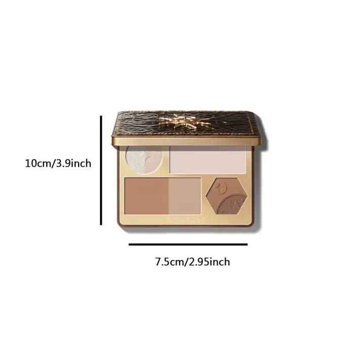 Girlcult Face Palette 01 Palissandre, Palette de maquillage tout-en-un, Texture de poudre lisse, hau