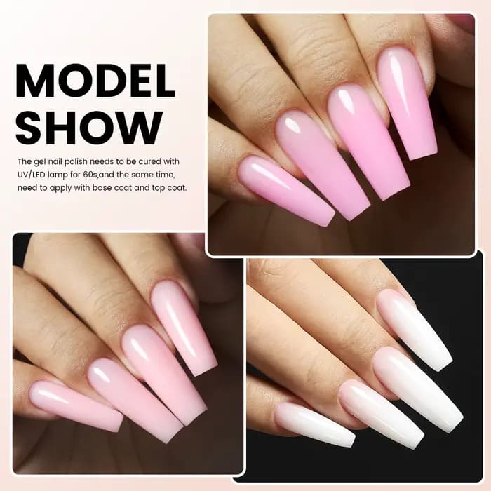 YOKEFELLOW 15g Extension pour Ongles – Tenue longue durée, aspect naturel, gel pour extension d’ong