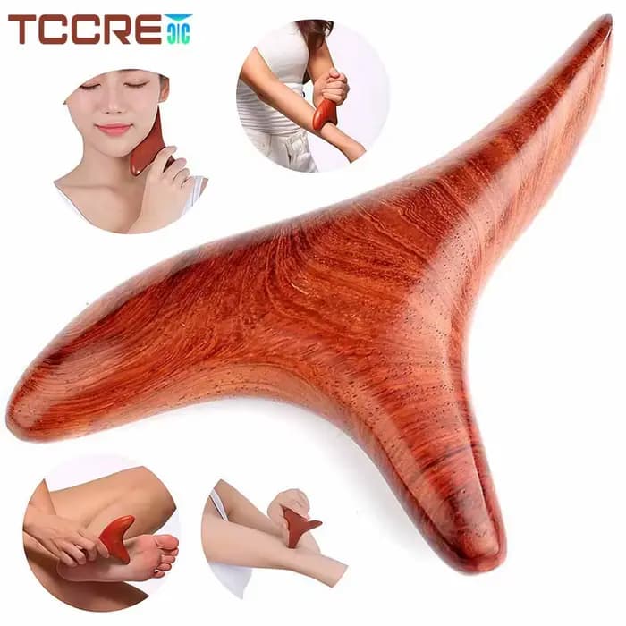 Outils Gua Sha de Massage à Point de déclenchement en bois, outils professionnels de Drainage lympha