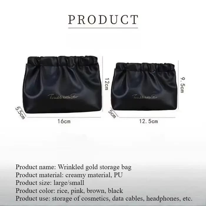 Pochette cosmétique, sac de rangement pour maquillage, pochette pour rouges à lèvres, petit sac port