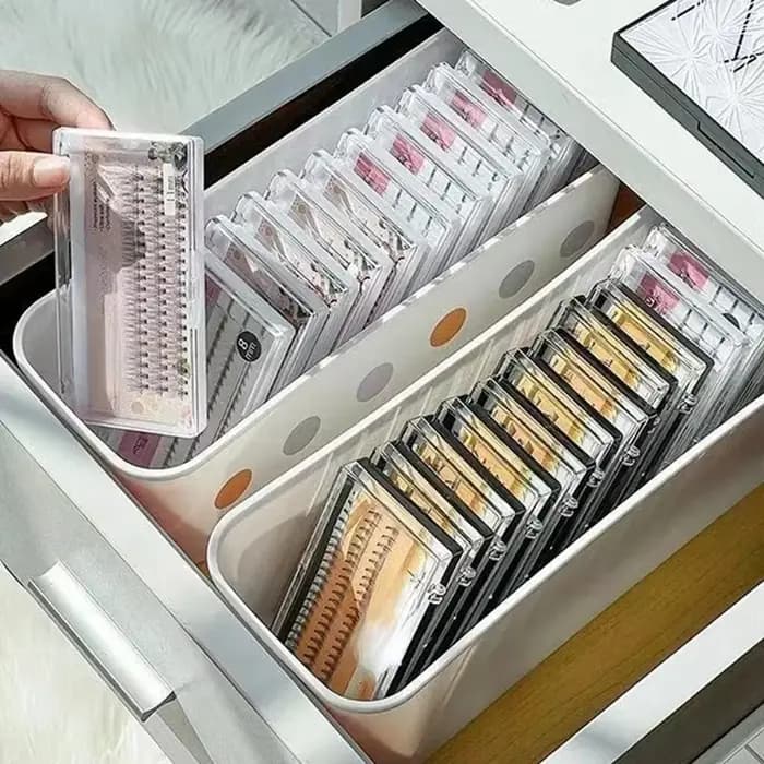 Boîte de rangement pour faux cils, 1 pièce, avec organisateur d'outils d'extension de cils, étui pou