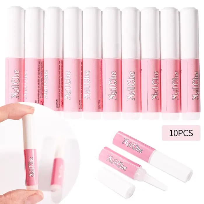 Colle à ongles professionnelle Super forte, 40 pièces, à pression, à séchage rapide, longue durée, p
