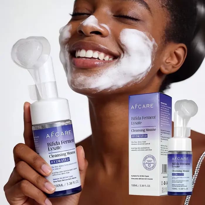 AFCARE Mousse Nettoyante Quotidienne en Profondeur au Lysat de Ferment de Bifida – Mousse Douce pour