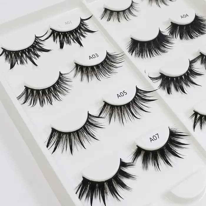 RED SIREN – faux-cils en Manga mouillés, longs, épais, naturels, à la mode, maquillage coréen, nouve
