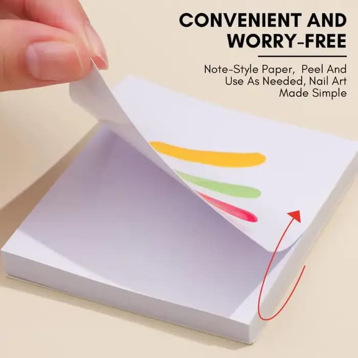 50 pièces Gel vernis à ongles Palette papier jetable Nail Art autocollant Gel vernis mélange dessin