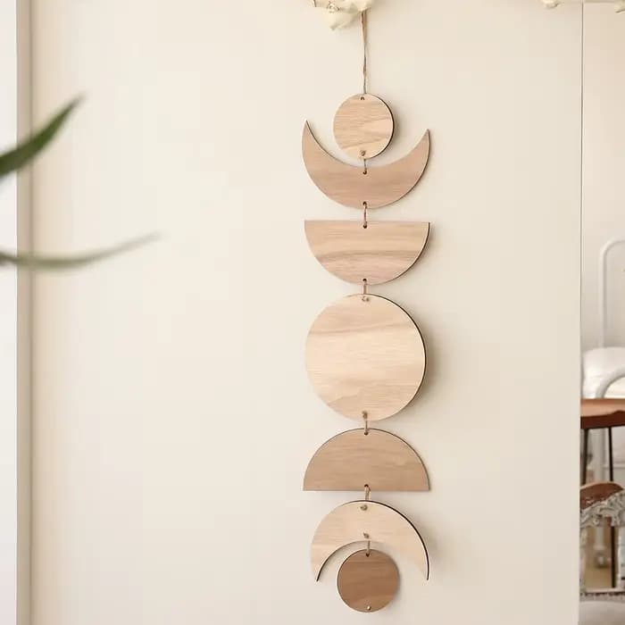 Miroir mural nordique minimaliste en acrylique soleil et lune, Style Ins tendance, décoration de mai
