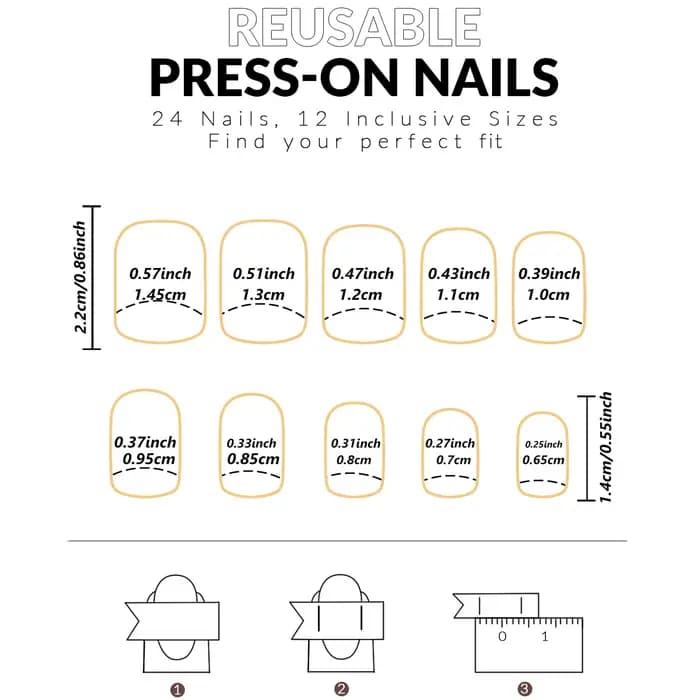 24 pièces presse sur ongles court amande nœud papillon noir presse sur ongles blanc perle douce poin