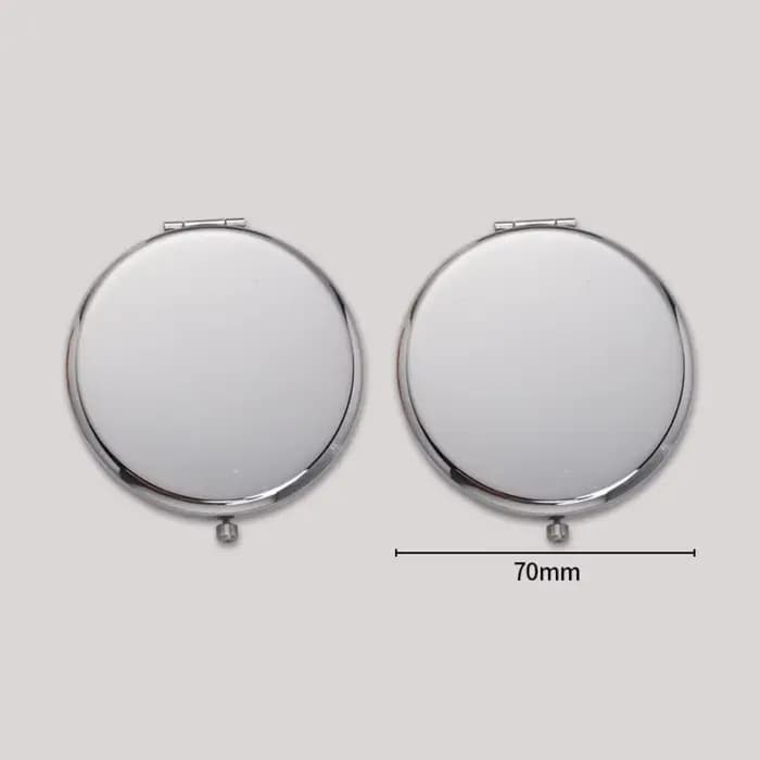 1 miroir de maquillage portable, mini miroir pliable, miroir de retouche double face, miroir de poch