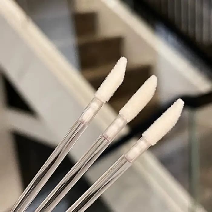 Brosse à lèvres en cristal, applicateur de brillant à lèvres, baguettes, vente en gros pour Kits d'o