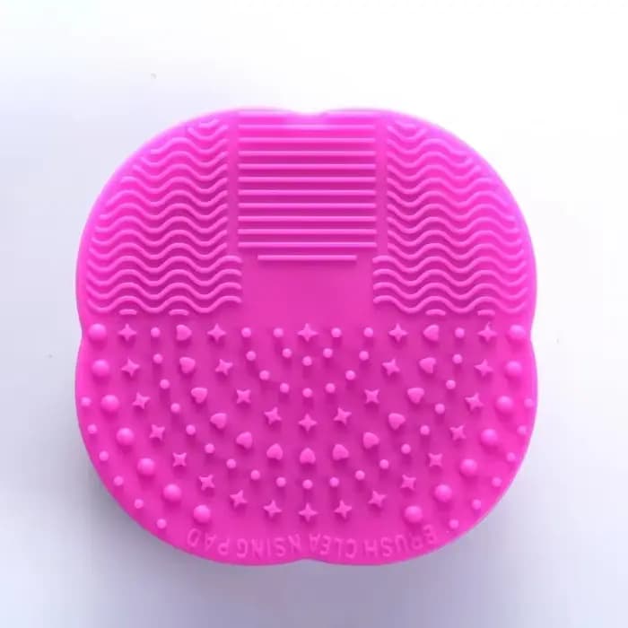 Tapis de nettoyage portable pour pinceaux de maquillage, tampon de nettoyage en gel pour pinceaux de