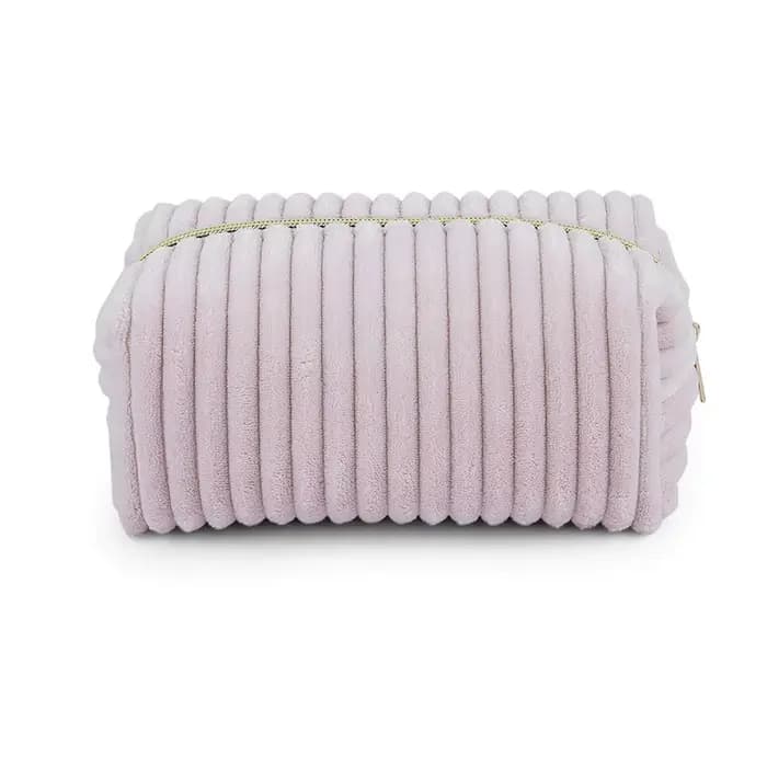 Trousse à cosmétiques en velours de grande capacité, trousse de toilette de voyage pratique