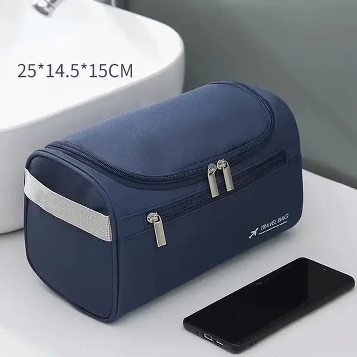 Trousse de Toilette en Cuir pour Hommes et Femmes, Trousse de Toilette Suspendue pour Hommes, Sac de
