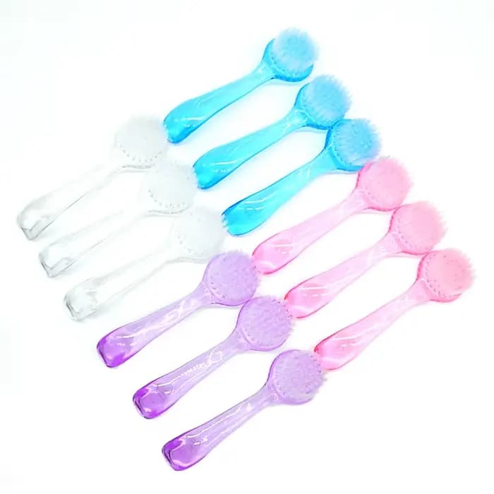 Lot de 1/3/5 pinceaux à ongles en acrylique, pinceau à poudre anti-poussière à tête ronde avec capuc