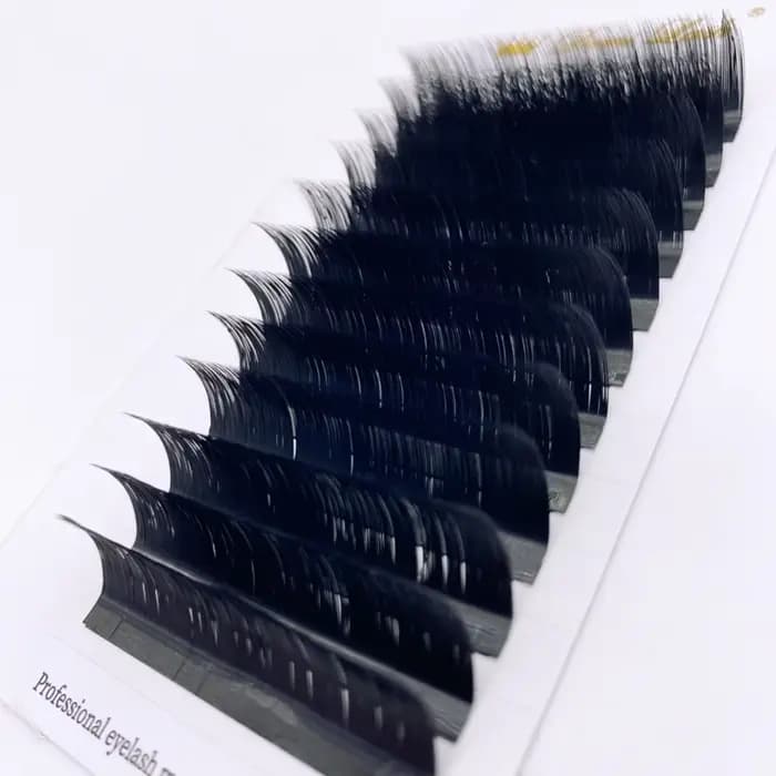 LB LC-Faux-Cils Individuels Courbés en Faux Vison, Doux et Facile à Utiliser, Volume Russe Classique