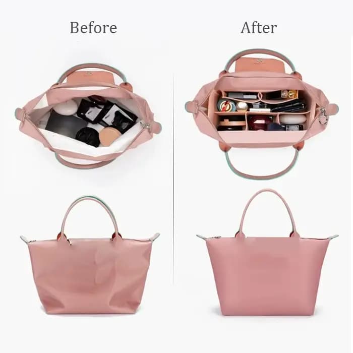 Organisateur de sac à main en feutre pour sac Longchamp
