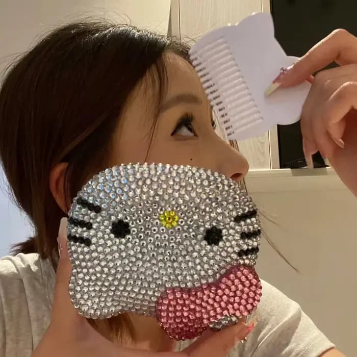 Miroir de Maquillage en Diamant Brcorporelle