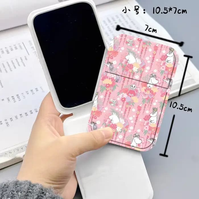Miroir pliable léger de la série Moomins Kawaii Anime